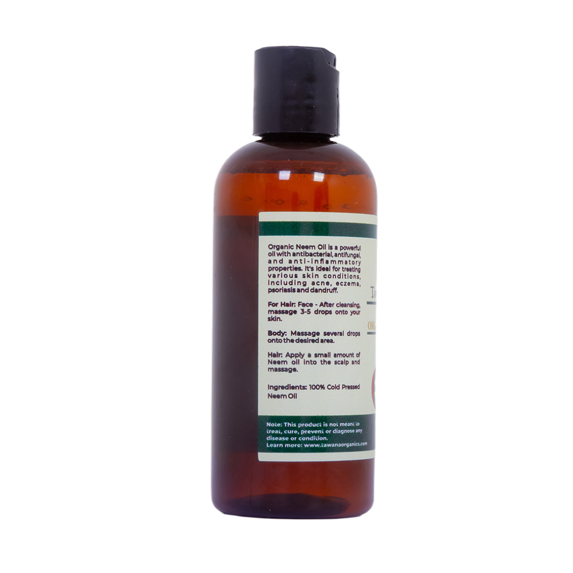 Tawana Organics 100% Pure Neem Oil - 200ml
