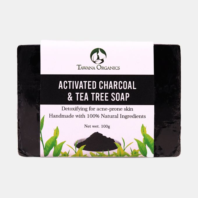 Activated Charcoal & Tea Tree Soap for Acne-prone Skin| Tawana Organics