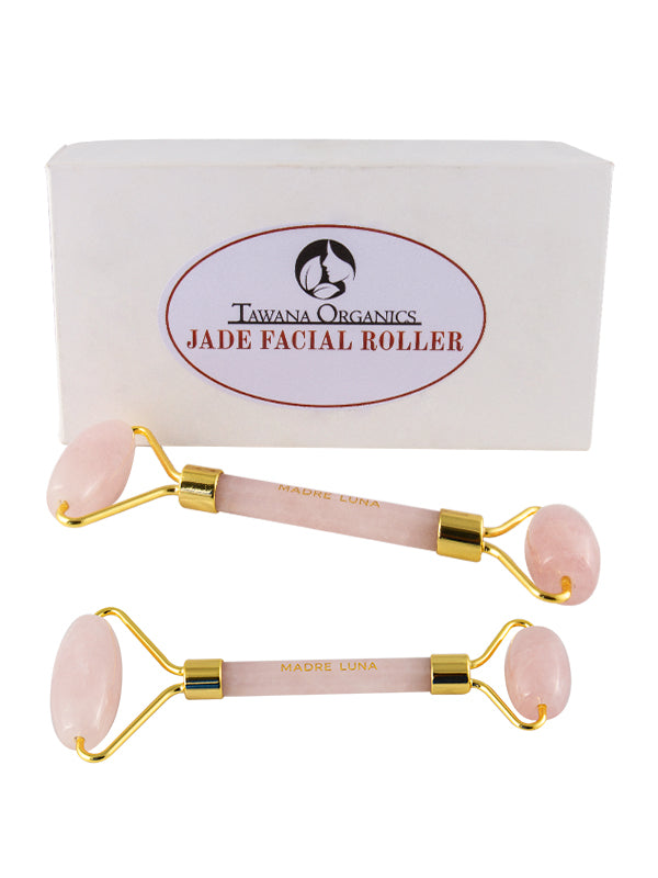 Rose Quartz Facial Derma Stone Roller| Tawana Organics